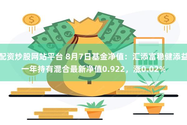 配资炒股网站平台 8月7日基金净值：汇添富稳健添益一年持有混合最新净值0.922，涨0.02%