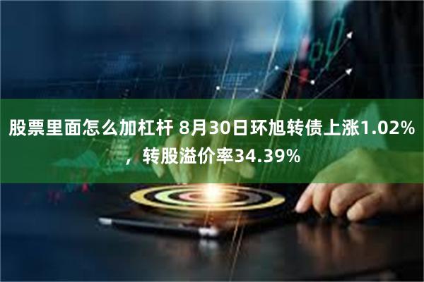 股票里面怎么加杠杆 8月30日环旭转债上涨1.02%，转股溢价率34.39%