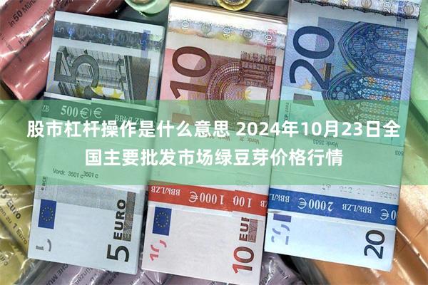 股市杠杆操作是什么意思 2024年10月23日全国主要批发市场绿豆芽价格行情