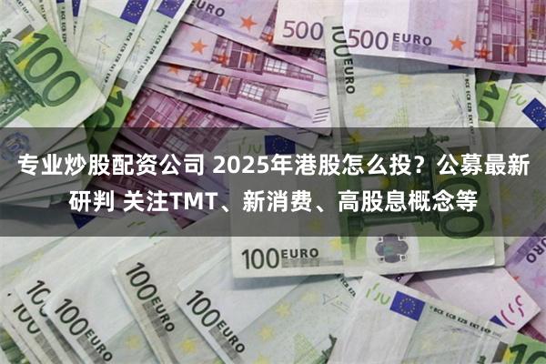 专业炒股配资公司 2025年港股怎么投？公募最新研判 关注TMT、新消费、高股息概念等