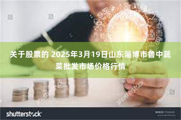 关于股票的 2025年3月19日山东淄博市鲁中蔬菜批发市场价格行情